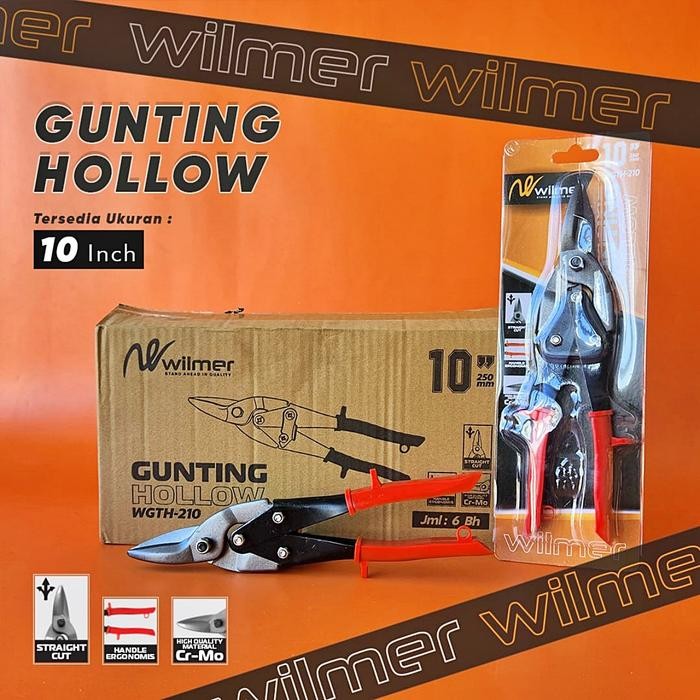 

READY Gunting Holo Gunting Seng Kodok Besi Baja Ringan Hollow 10 Inch 8 Inch - Gunting Holo