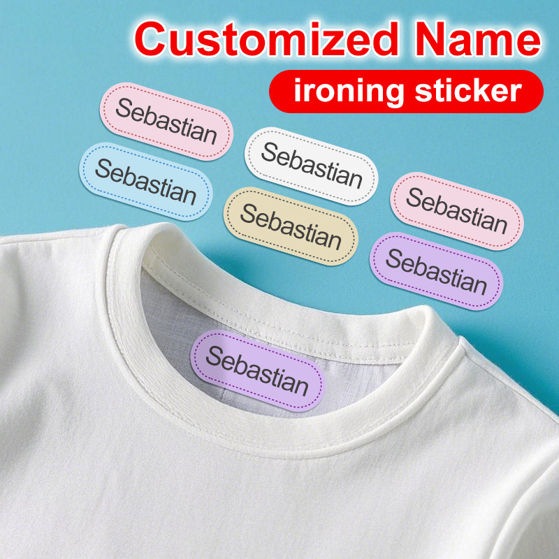

Personalized Waterproof Name Tags for Kids - Durable Sewn & Ironed Labels for School Uniforms, Backpacks & Lunch Boxes