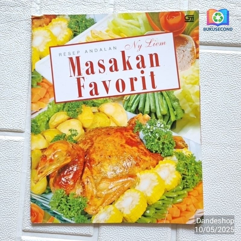 (BEKAS) Resep Andalan Ny. Liem Masakan Favorit - Buku Resep Makanan Gramedia  Preloved Original