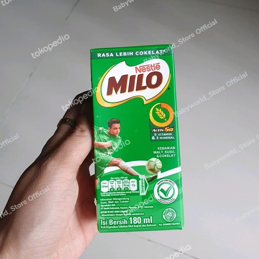 

Milo Nestle Kotak Susu UHT 180ml / 110ml