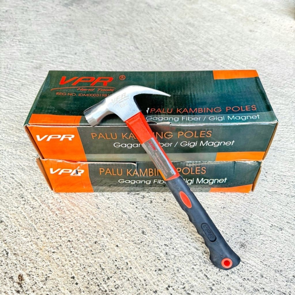 Palu Kambing Gagang Fiber Gerigi Magnet VPR 8 Oz