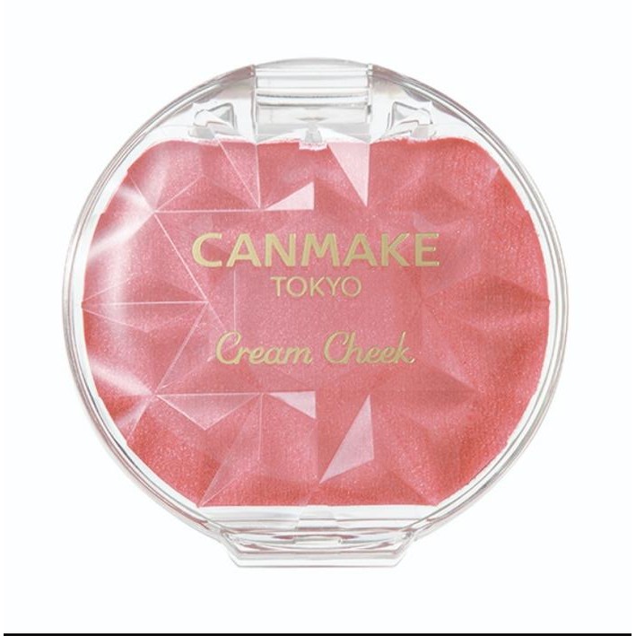 CANMAKE Cream Cheek (Pearl Type) - Blush on Cream - Perona pipi - Make Up Wajah - P01 Peach Dazz