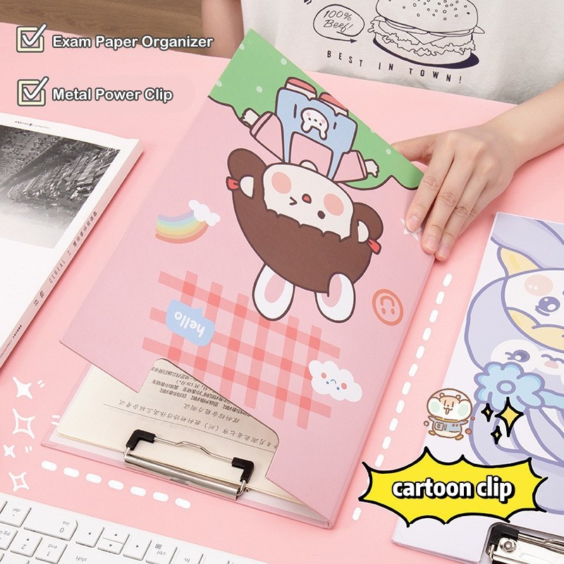 Papan Clipboard With Cover Papan Ujian Papan Jalan Aesthetic