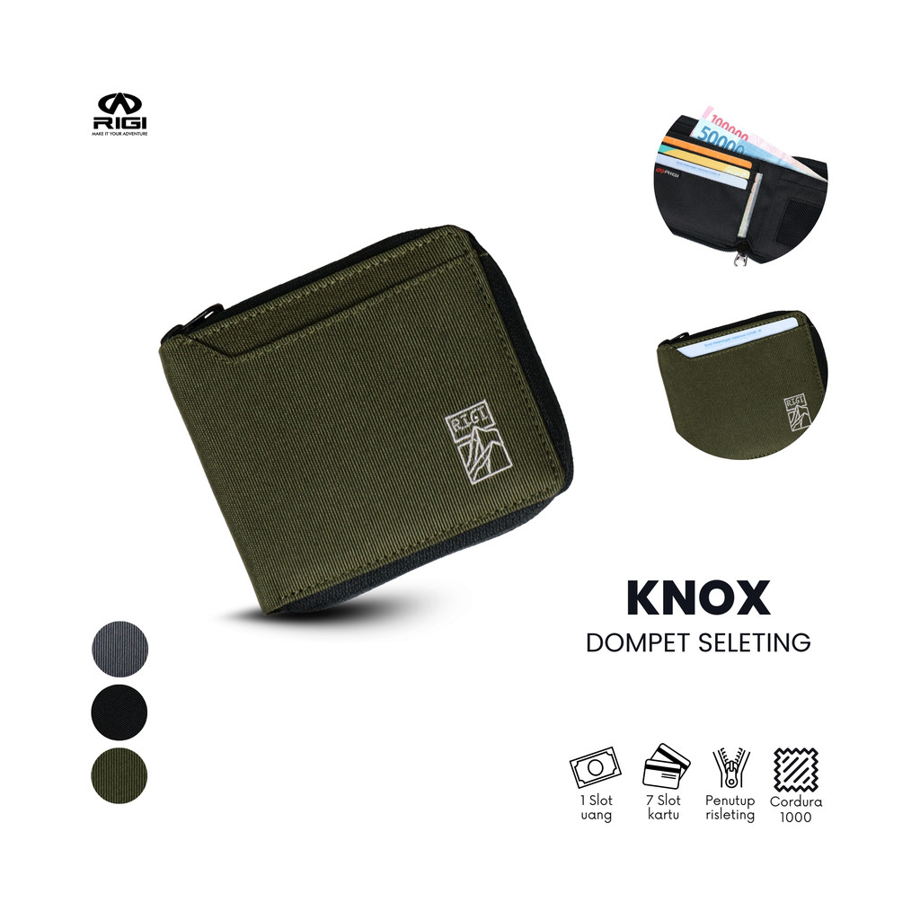 RIGI Wallet Dompet Kanvas Dompet Kecil Pria Dompet Pria Kecil Dompet Lipat Dompet Wallet Dompet Kere