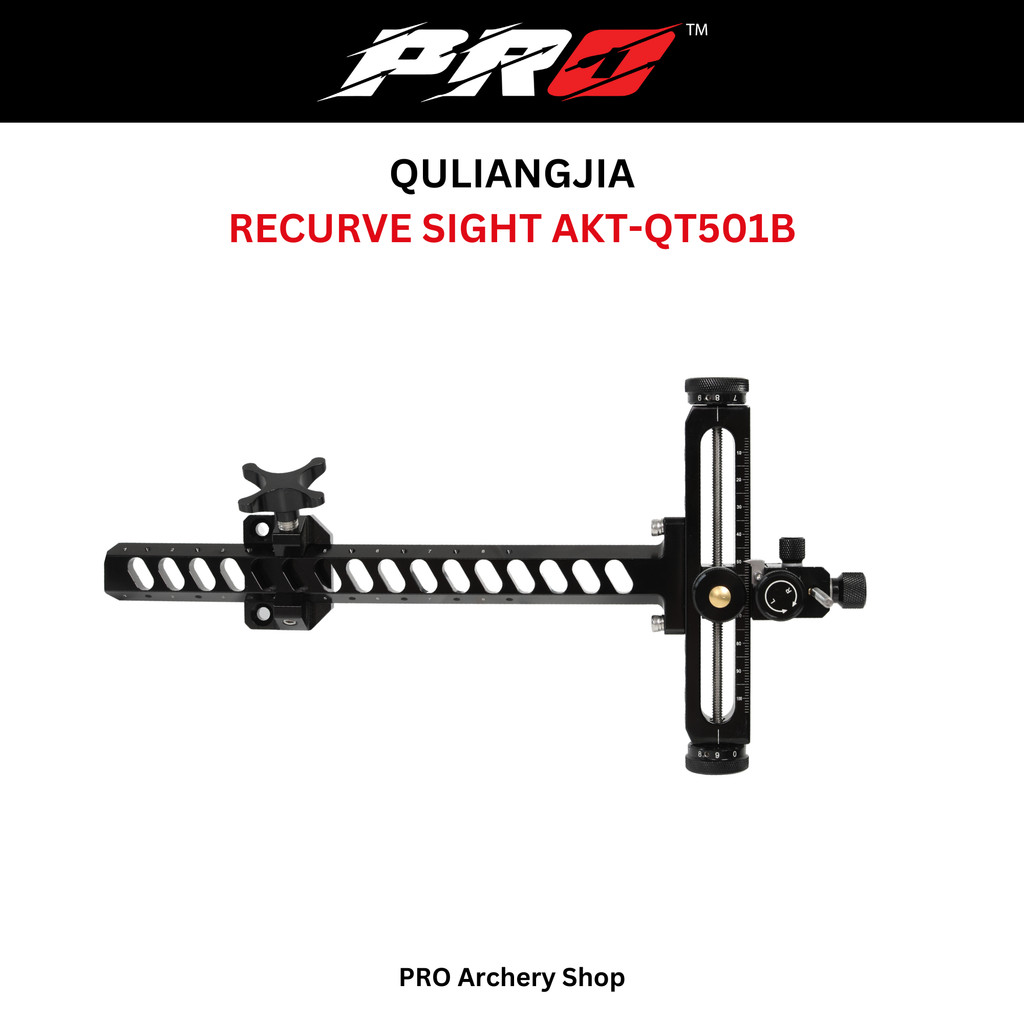 QULIANGJIA AKT-QT501B RECURVE SIGHT ALAT PANAHAN / VISIR PANAHAN / VISIR BUSUR PANAHAN / FISIR PANAH