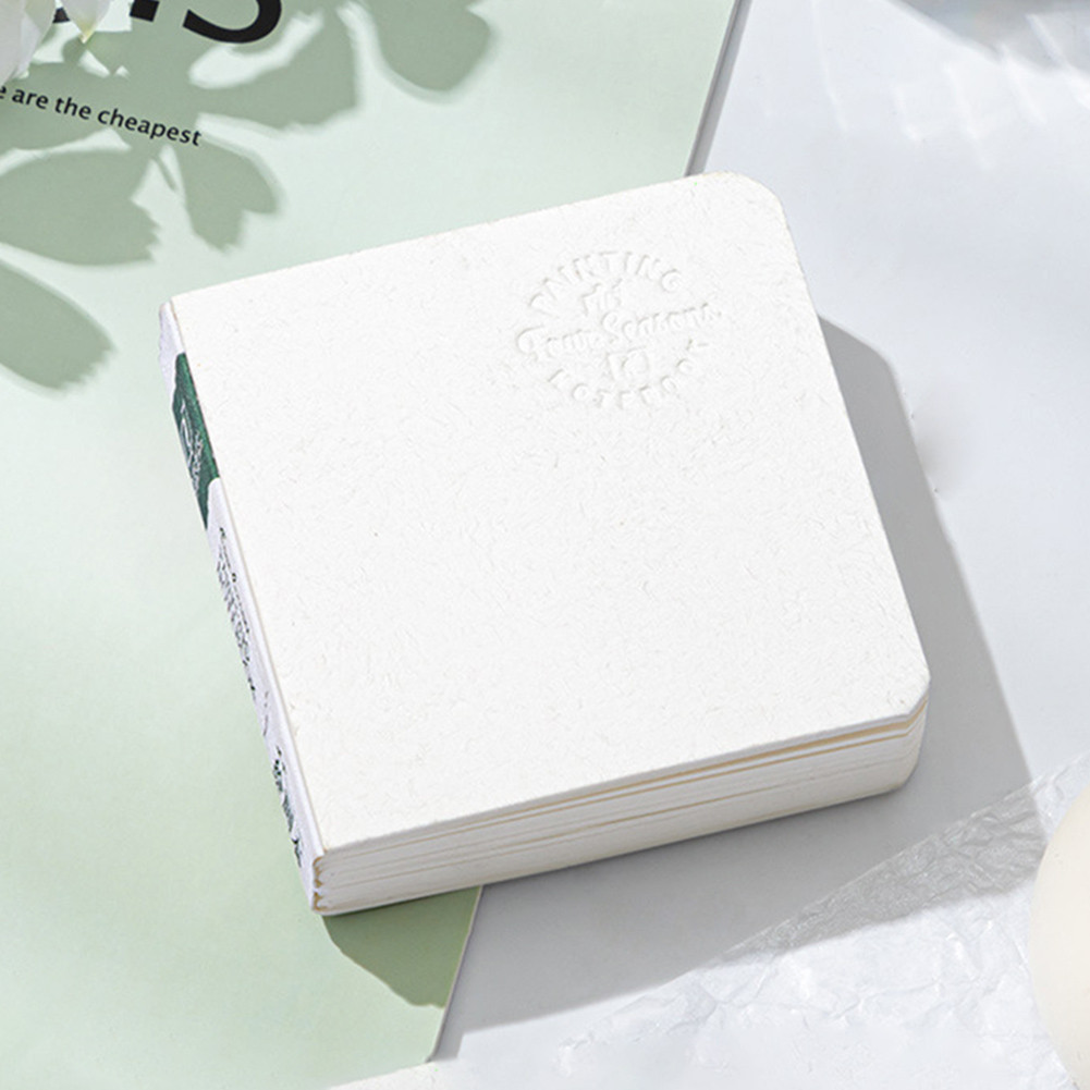 

Water Colour Paint Palette Travel Kit for Painters Artists Students Watercolor Sketch Book with Binder Clip Watercolor Brush