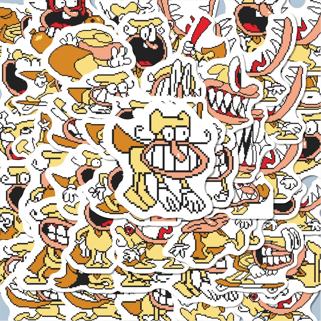 

100PCS Lucu Stiker Pizza Tower V24 Stiker Aesthetic Stiker Anti Air Stikers Berperekat Waterproof sticker decal buat Motor Helm Buku Journal Koper Casing HP Laptop Botol Minum Hadiah anak