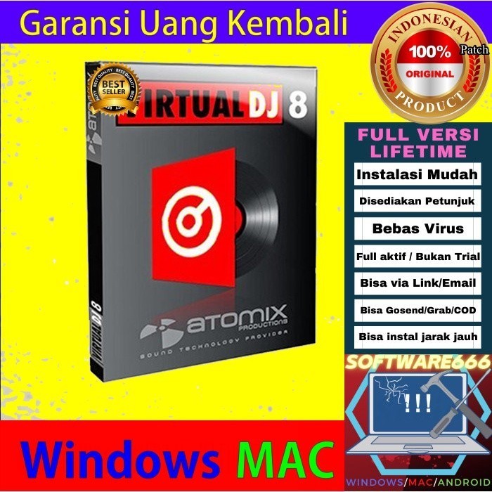 Software DJ: VirtualDJ 2021 Pro Infinity 8.5 [WIN] SOFTWARE - APLIKASI - PC