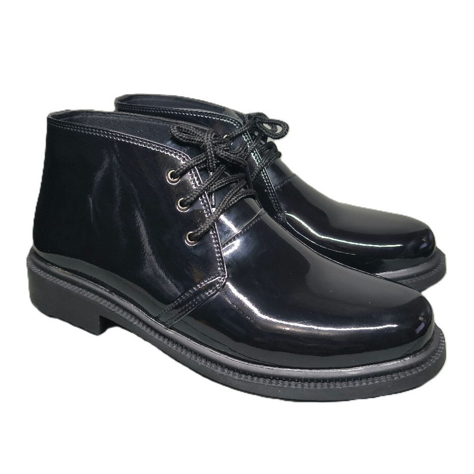 Sawoeng PDH Sepatu PDH Kilap TNI Polri Satpam Paskibraka Bahan Mengkilap PL 781