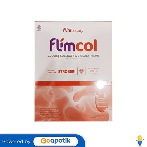 

Flimcol Rasa Stroberi 15 Gram Box 10 Sachet