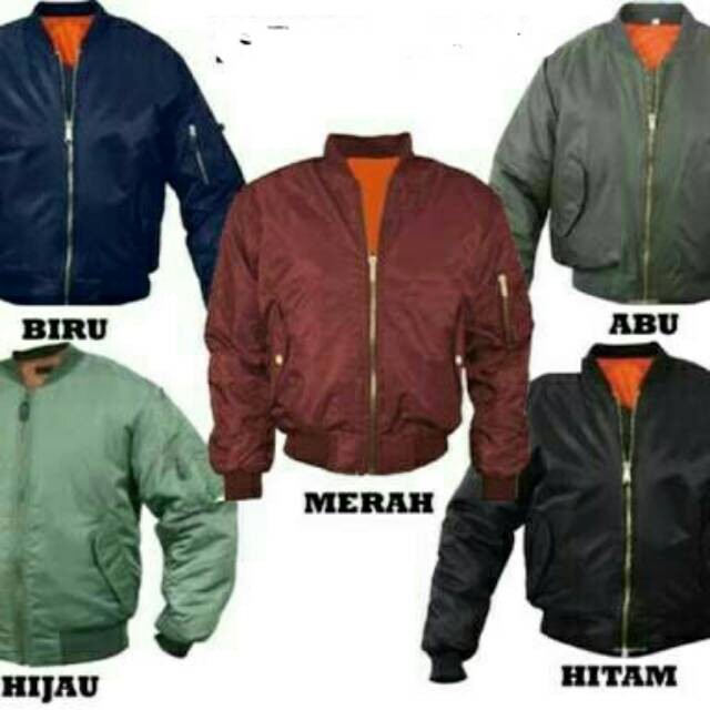 JAKET BOOMBER TNI bomber polos tni-au .stayle. bagus untuk melindungi tubuh dr udara dingin JAKET BO