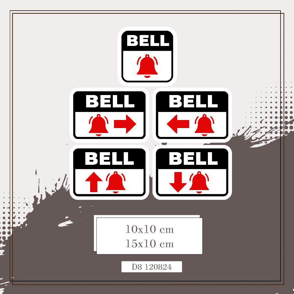 

STIKER BELL | STIKER PETUNJUK BELL | STIKER PENCET BELL DISINI Peringatan Kantor Rumah