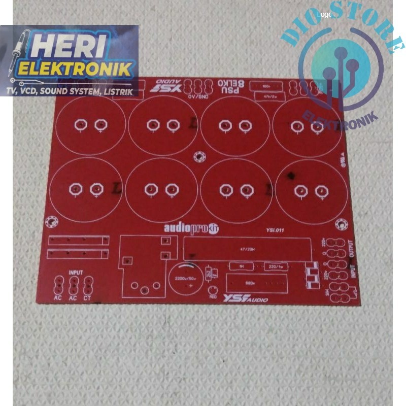 PCB PSU 8 ELCO + SOFTSTAR