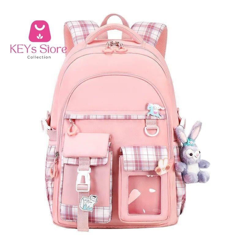 Tas Sekolah Anak Terbaru Untuk Perempuan Model Trendi Korea TK SD SMP Ortopedi Kapasitas Besar