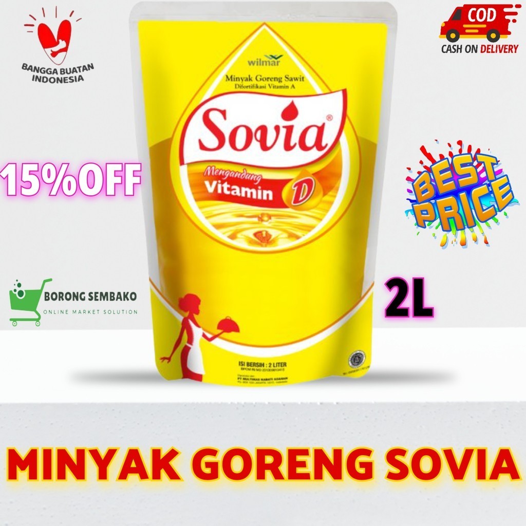 

Minyak Goreng Sovia 2 Liter Promo / Minyak Sovia 2 Liter / Minyak Goreng 2 Liter Promo Termurah
