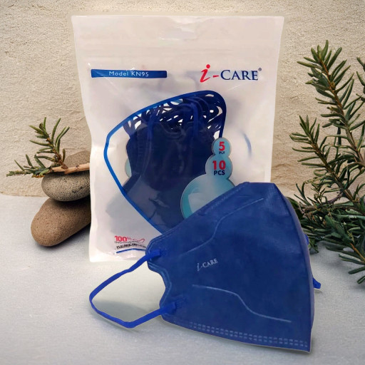 KN95 GB2626-2006 ICARE Face Mask 5ply isi 5pcs masker kn 95