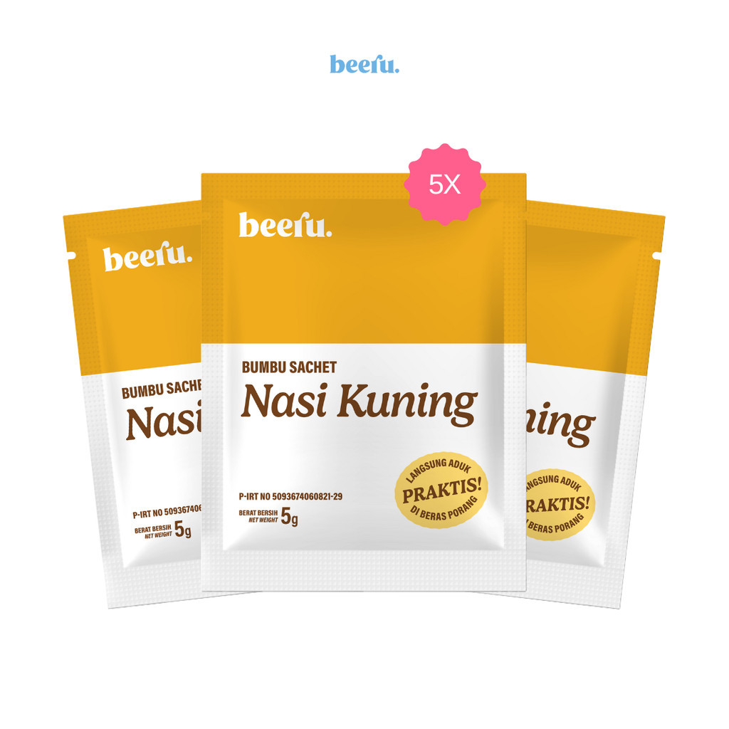 

Beeru Bumbu Sachet Nasi Kuning isi 5pcs