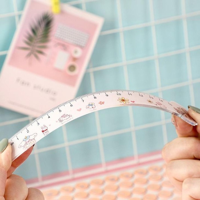

ACEH.NBL 130929 Penggaris beraneka motif lucu 15cm Cute ruler Penggaris karakter kartun pelajar kantor sekolah