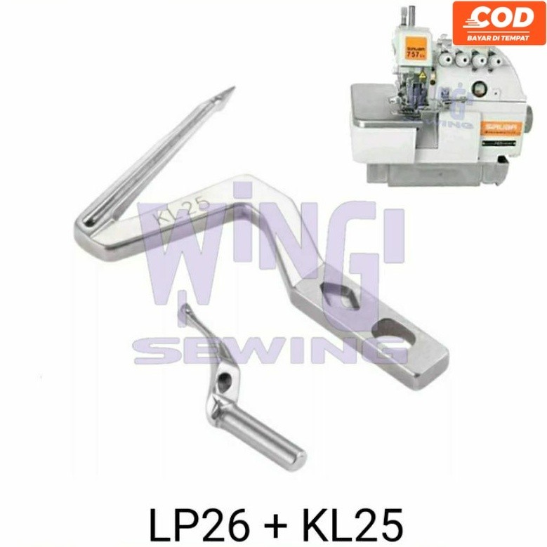 KL25 LP26 SIRUBA Looper Set Atas Bawah Mesin Jahit Obras Industri