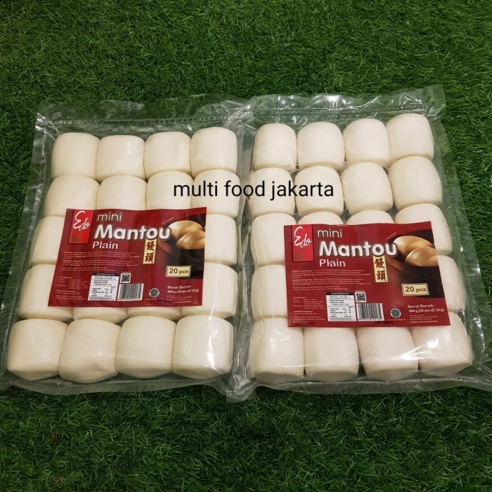 

Mantau edo mini plain frozen isi 20