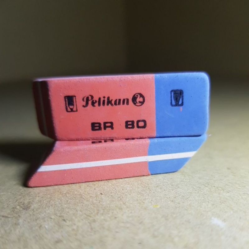 2in1 PENGHAPUS PULPEN PELIKAN BR 80 / PENGHAPUS PENSIL PULPEN