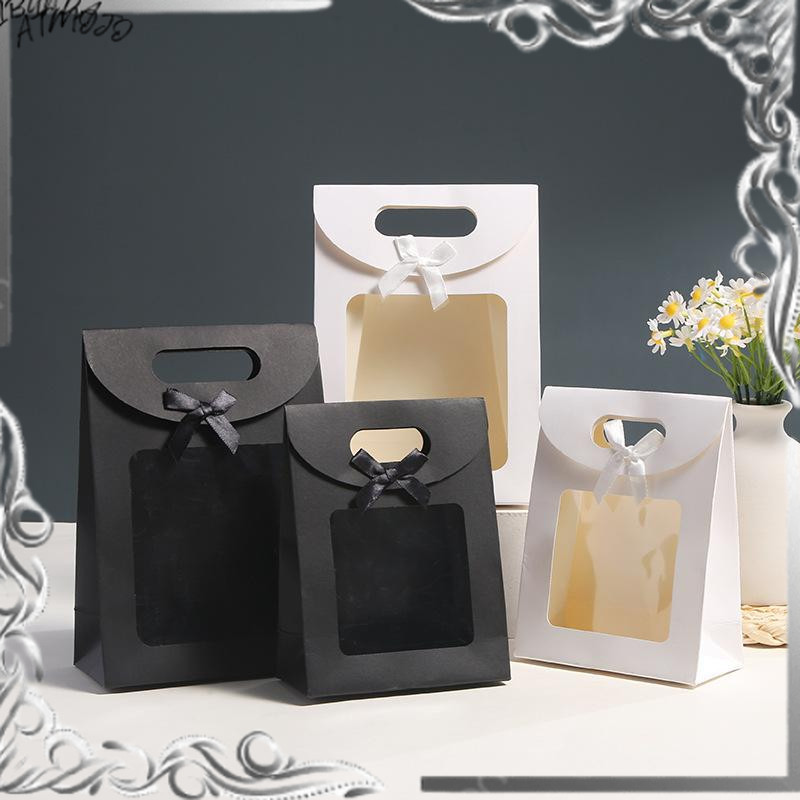 

PAPER BAG TUTUP POLOS HITAM PUTIH WINDOW PAPERBAG SOUVENIR KADO PESTA ULANG TAHUN GODDIE BAG GIFT BOX HAMPERS