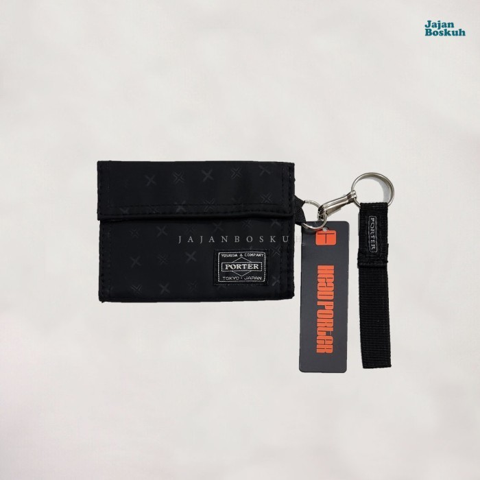 Mark Dompet Porter Yoshida Tanker Wallet - black pattern