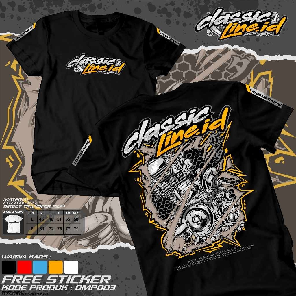 Classicline Kaos Herex Kaos Acara Cb Kaos Tiger Kaos Gl DMP 003