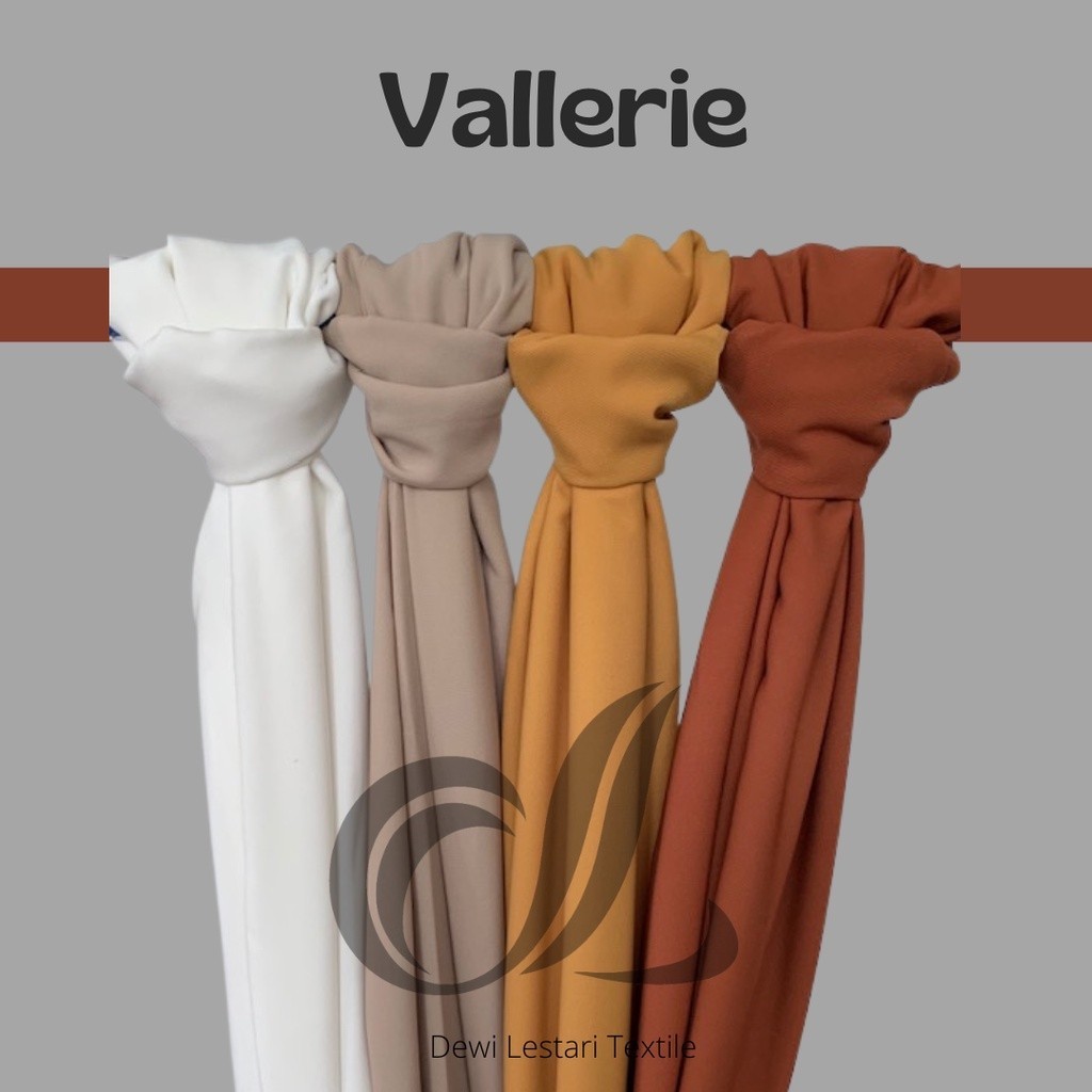 [ECER] Kain Bahan Polyester Premium Vallerie
