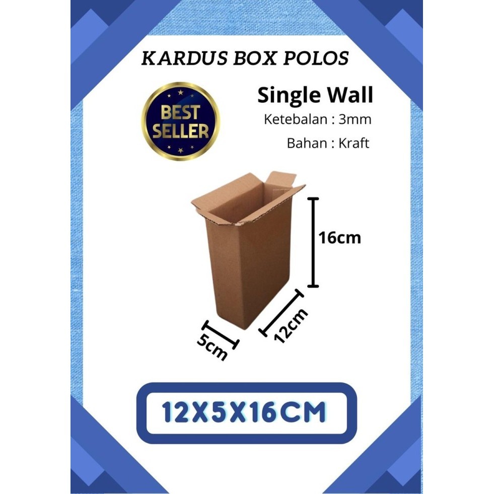 

Kardus Karton Box uk 12x5x16 cm