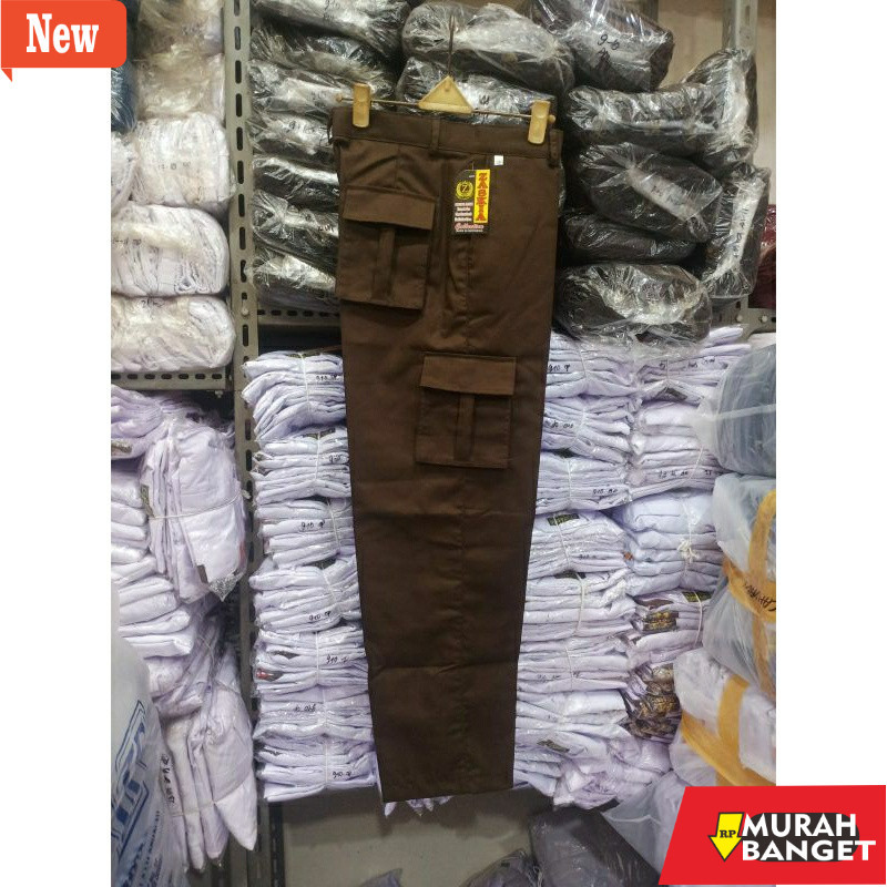 Celana kerja pria yg kekinian lagi viral- TERBARU Celana Pramuka PDL Panjang SMP - SMA / Celana Pram