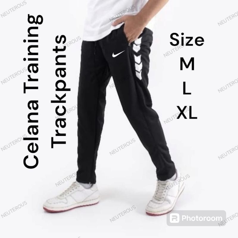 Celana Training Pria Olahraga Trackpats slim fit// CELANA TRAINING OLAHRAGA MURAH