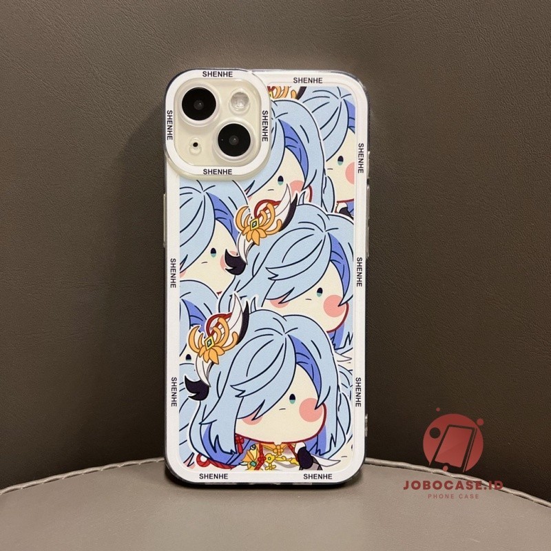 Case Realme Premium Shenhe Genshin Impact  Transparent Protective Case C65 C67 C55 C53 C51 C30s C21y