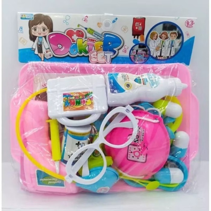 1 SET Mainan dokter-dokteran anak komplit / mainan stetoskop anak 1 set / mainan dokter anak murah