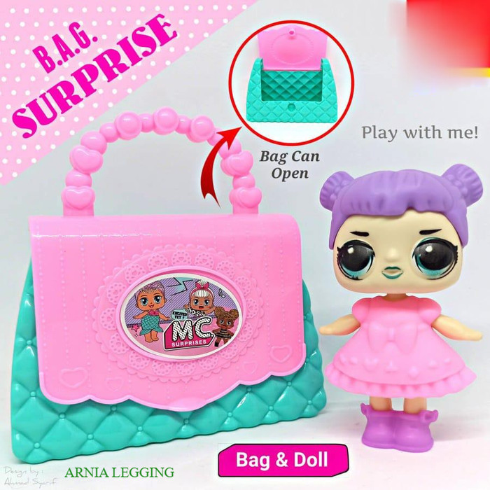( BISA COD) PROMO Mainan Anak Tas Perempuan LOL/Mainan anak boneka lol