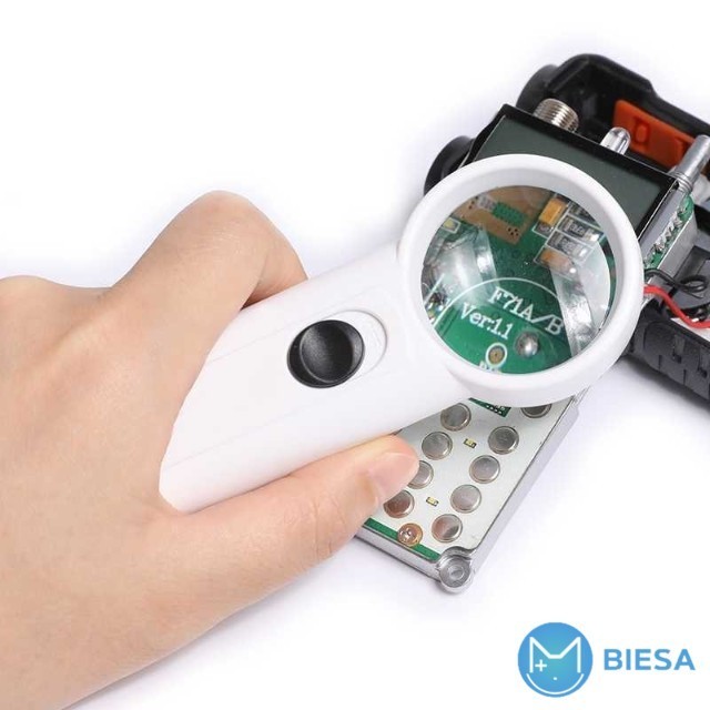 

Kaca Pembesar Handheld 8X Murah dan Berkualitas dengan 2 LED 35mm - JM-Z19, Awet dan Bagus