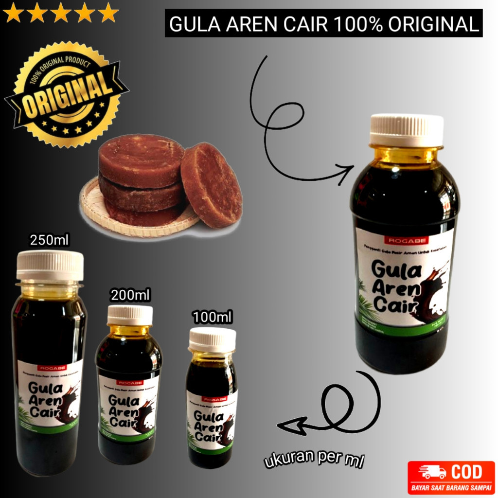 

Gula Aren Cair - Gula Aren - 100% Asli Tanpa Campuran - M H