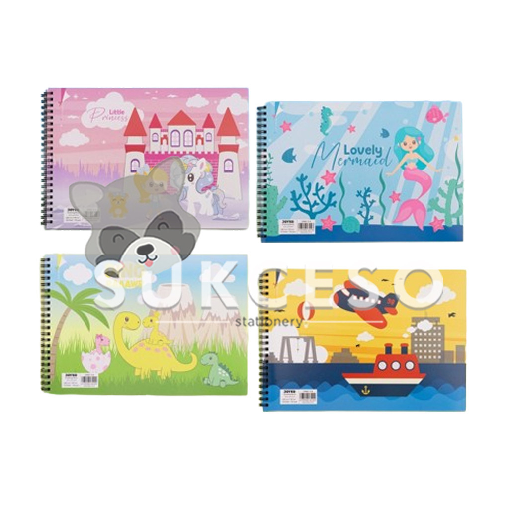 

Joyko Drawing Book DRBK-3 Buku Gambar Tebal Spiral A4 30 Lembar Lucu