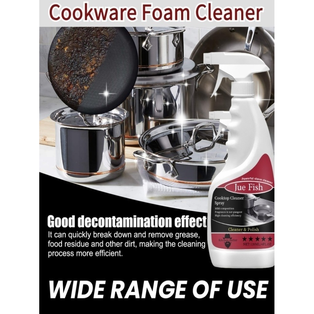 Foam Cleaner for Kitchens Grease Foam Cleaner Black Scale Kitchen Cleaner Foam Cleaner Kitchen Tools