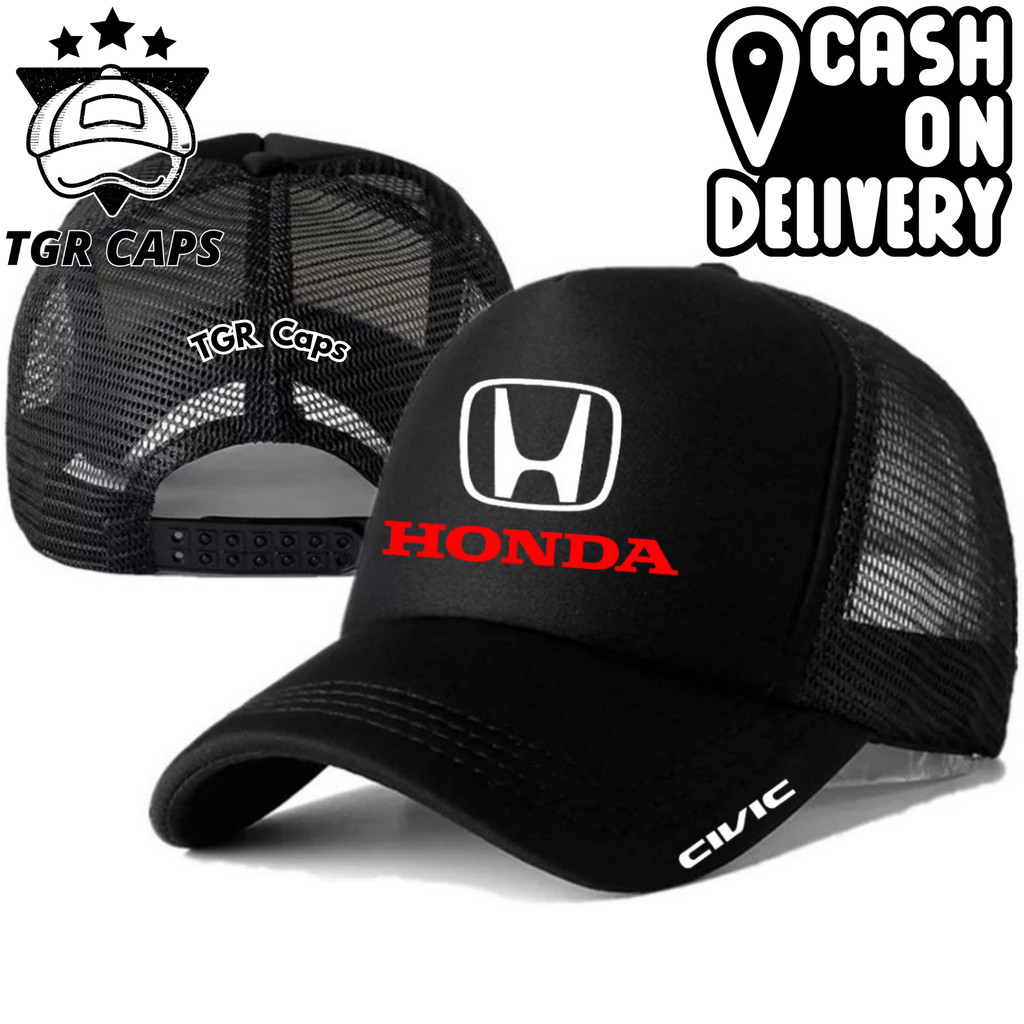 TGR Caps Topi Trucker HONDA CIVIC - Topi Distro HONDA CIVIC Logo - Topi HONDA CIVIC Premium - Topi P