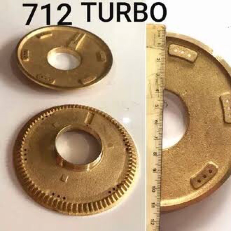 Burner Kuningan GAS RINNAI TURBO RI 712 TG / RI 511 T / RI 712 T