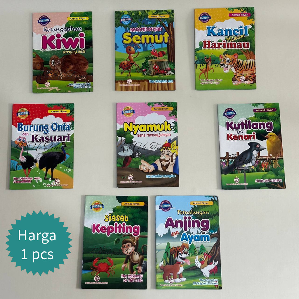 Buku Cerita Anak Bergambar Tupai N Bacaan Dongeng Anak murah / Buku Dongeng Anak Bergambar - 01
