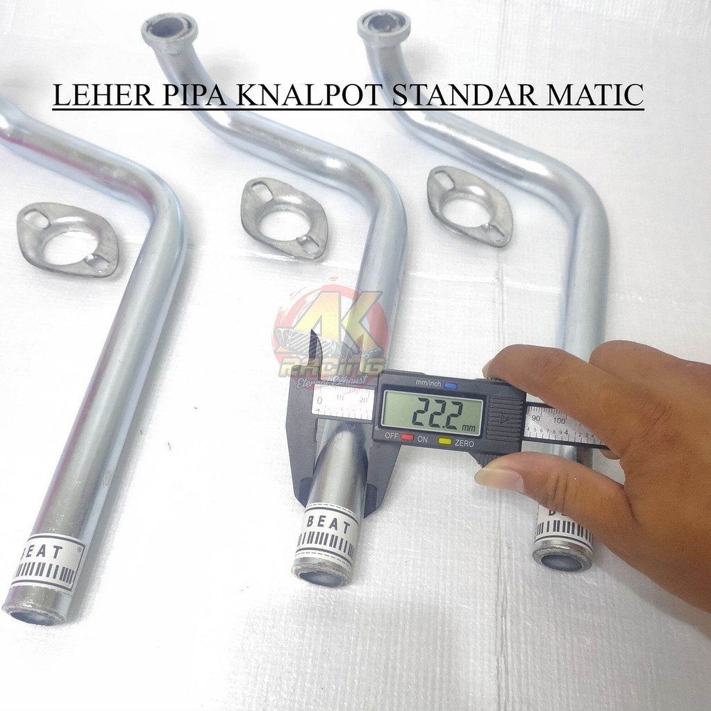 PIPA Leheran Leher Knalpot Standar Original Beat Scoopy Vario 110 fi Spacy Spin Beat Street Beat POP