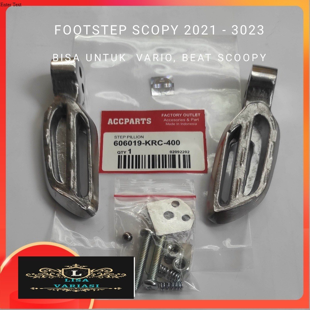 footstep new scoopy Step pijakan kaki Scoopy 2021 2022 2023 bisa untuk vario beat scoopy murah