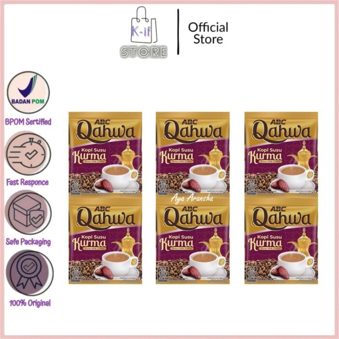 

[K-ifstore] ABC Qahwa Kopi Susu Kurma Renceng Isi 10 Sachet