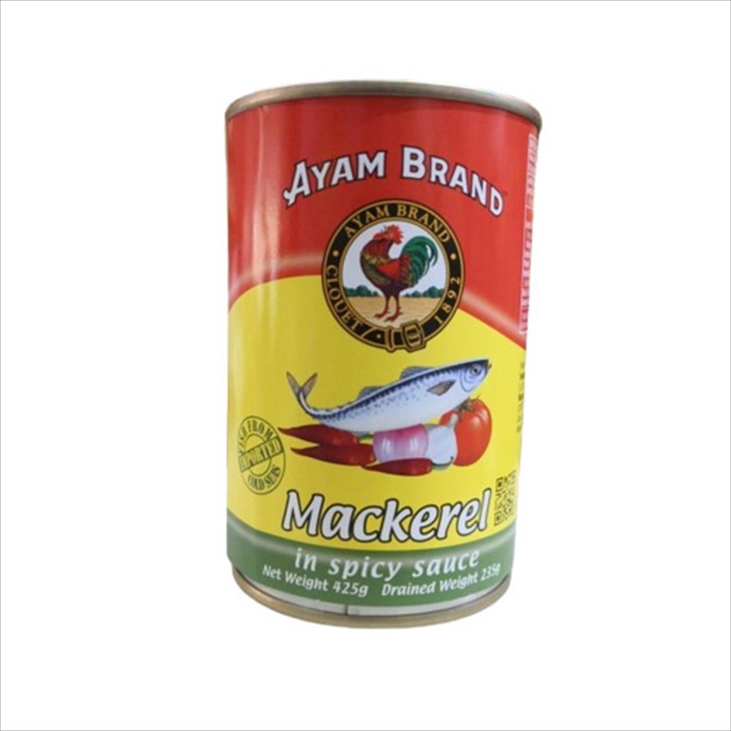 

Classica2106 Ayam Brand 425Gr In Spicy Sauce Sardines / Mackerel Kaleng Sarden Fish