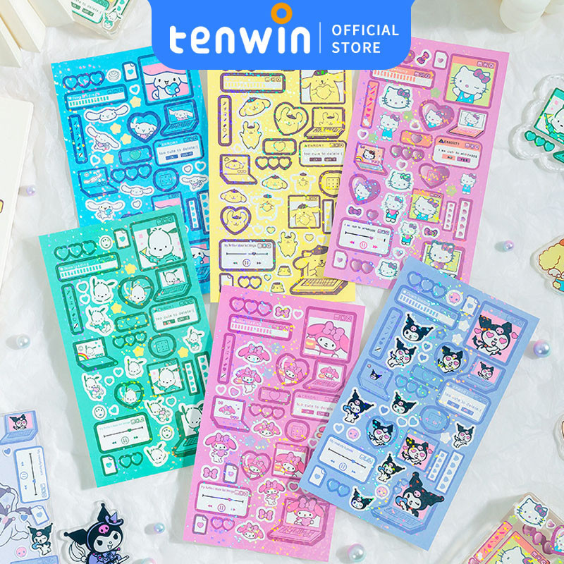 

Sticker Aesthetic Design DIY/Sticker Anti Air Botol Hp Laptop Lucu Sanrio Laser Sticker Aesthetic Design -tenwin offical