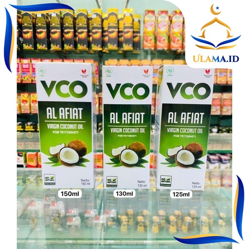 

VCO VIRGIN COCONUT OIL AL AFIAT ISI 125ml 130ml DAN 150ml / 100% BAHAN ALAMI UHJ2