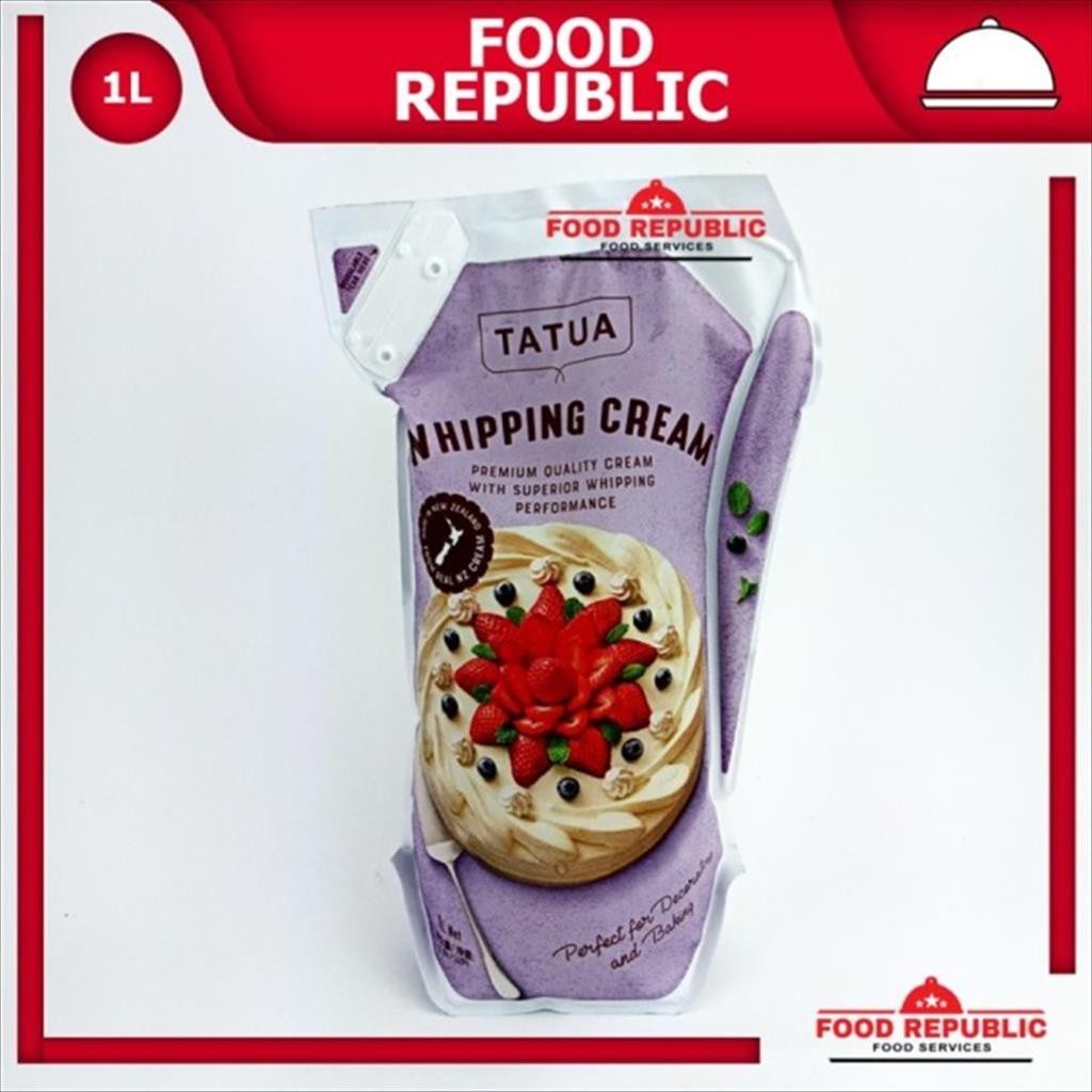 Tatua Whipping Cream 1 LTR Import New Zealand Kualitas Premium