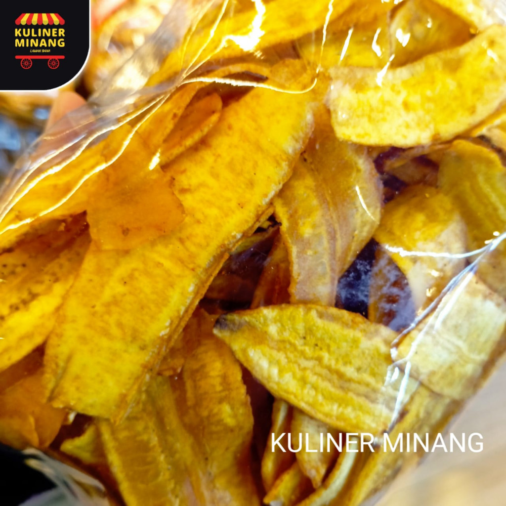 

Kuliner Minang Kripik pisang Manis X Asin Oleh-Oleh Asli Kampung Cemilan Makanan Payakumbuh Khas Padang Snack Jajanan Kabau Gurih Spicy Murah Renyah Resmi 100% Halal Original AX02